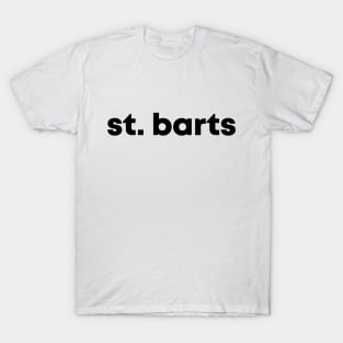 St. Barts - Black T-Shirt